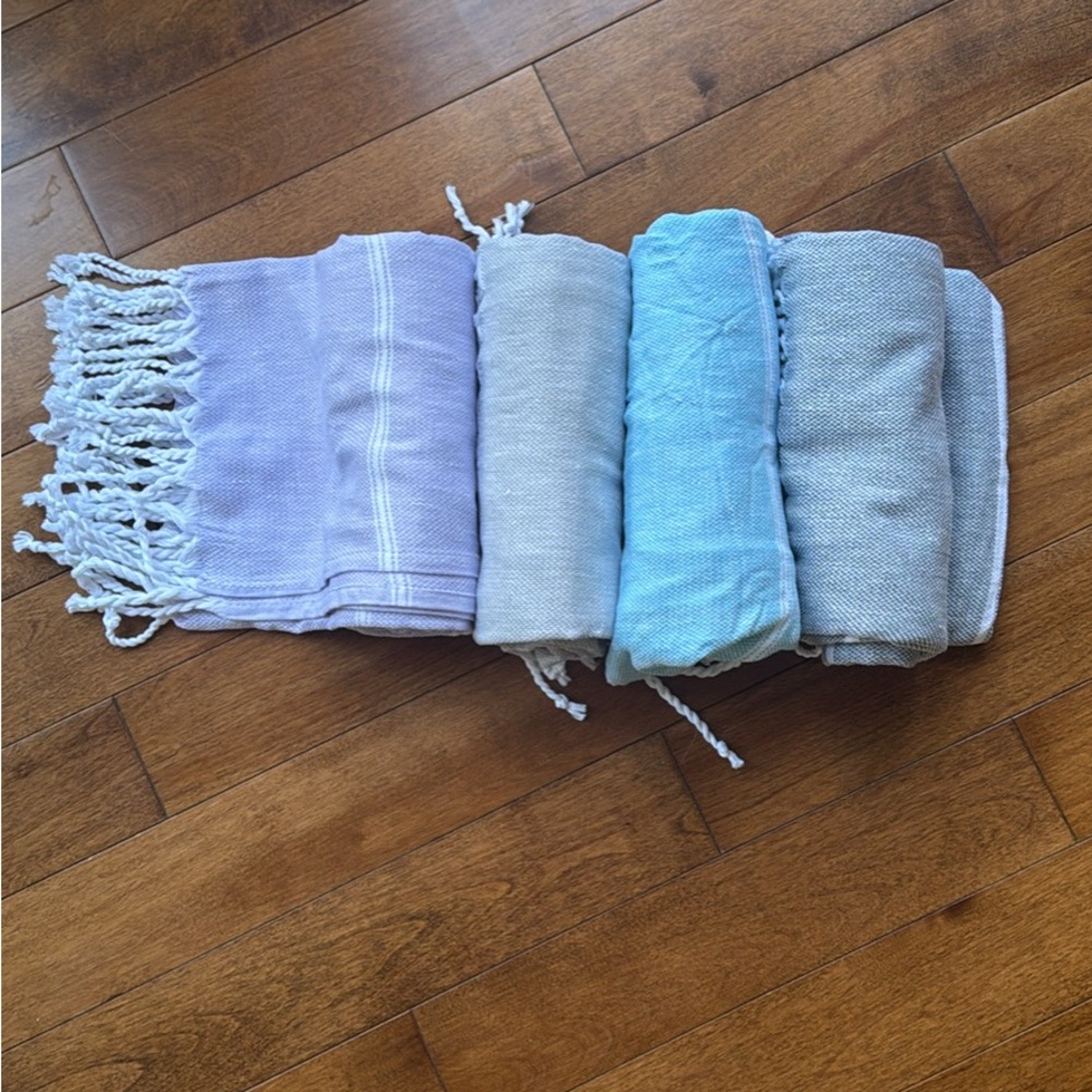 Cotton Beach/ Bath Towels - Set of 4 - Picture 6 of 9